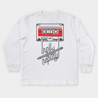 Roll and Replay Kids Long Sleeve T-Shirt